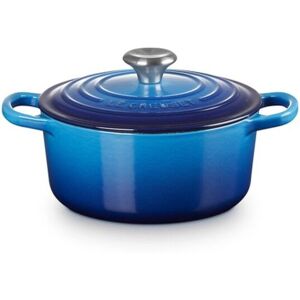 Le Creuset Signature Round Dutch Oven Azure Blue 18 cm / 1.8 Liter / 2 qt. Unisex Image