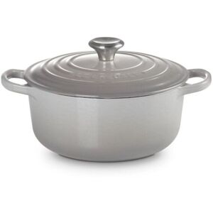 Le Creuset Signature Round Dutch Oven Mist Grey Grey 20 cm / 2.4 Liter / 2.5 qt. Unisex Image