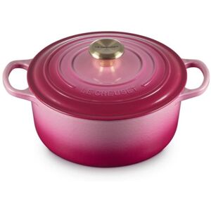Le Creuset Signature Round Dutch Oven Berry Pink 24 cm / 4.2 Liter / 4.5 qt. Unisex Image