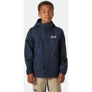 Helly Hansen Juniors’ Vancouver Rain Jacket Navy 176/16 Image