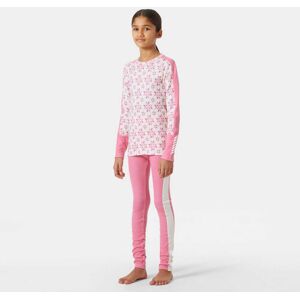 Helly Hansen Junior's HH Graphic Lifa Merino Midweight Base Layer Set Pink 164/14 Image