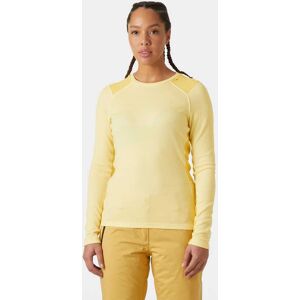 Helly Hansen Women's Lifa Merino Midweight Crew Base Layer Yellow XL Image