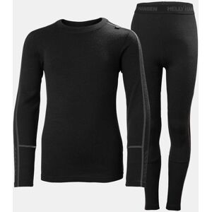 Helly Hansen Junior Lifa Merino Midweight Base Layer Set Black 152/12 Image